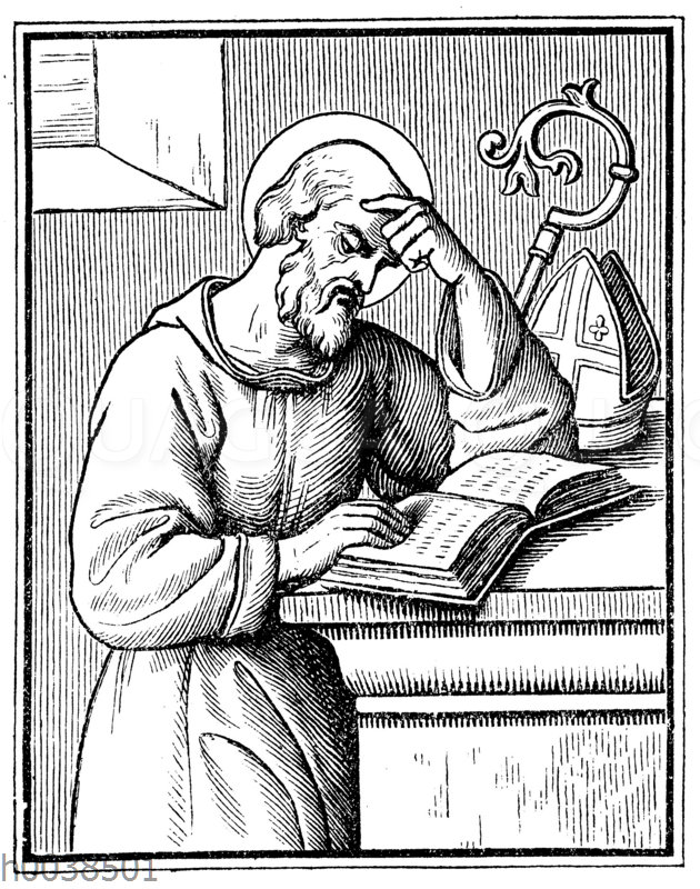 Hl. Bischof Hilarius Quagga Illustrations