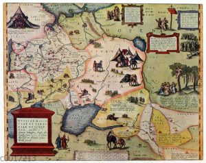 Karte des russischen Reichs um die Mitte des 16. Jahrhunderts