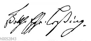 Gotthold Ephraim Lessing: Autograph