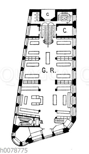 Kaufhaus A. Polich in Leipzig. Erdgeschoss