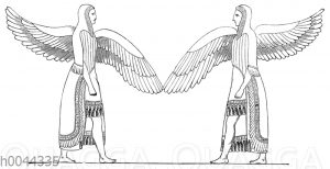 Cherubim im Allerheiligsten des Tempels