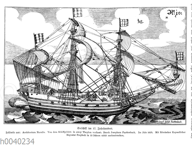 Seeschiff im 17. Jahrhundert