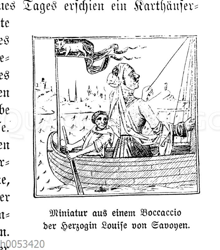 Boccaccio der Herzogin Louise von Savoyen