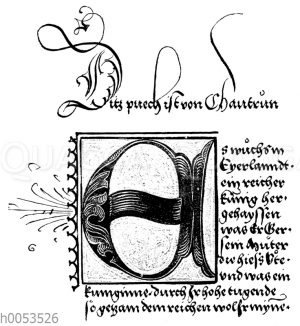 Anfang des Gudrunliedes