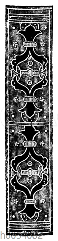 Bucheinbandrücken aus dem 16. Jahrhundert