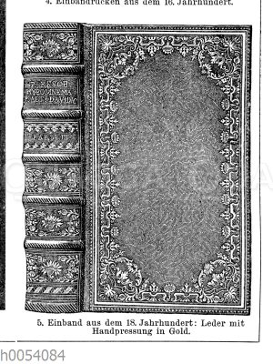 Bucheinband aus dem 18. Jahrhundert