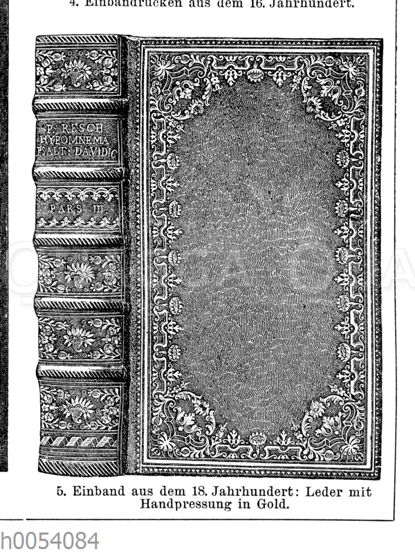 Bucheinband aus dem 18. Jahrhundert