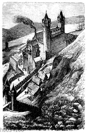 Schlos Ehrenfels am Rhein