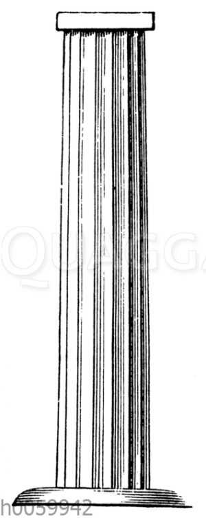 Sog. protodorische Säule von Beni-Hassan