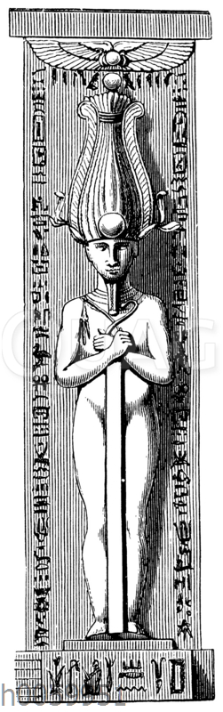 Osiris-Pfeiler von Medinet-Habu