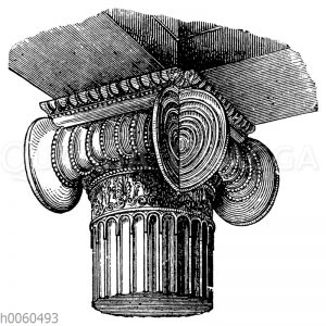Attisch-ionisches Eckkapitell