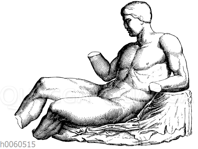 Dionysos (?) aus dem Ostgiebel des Parthenon.London