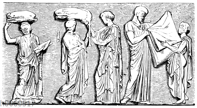Mittelgruppe vom Ostfries des Parthenon