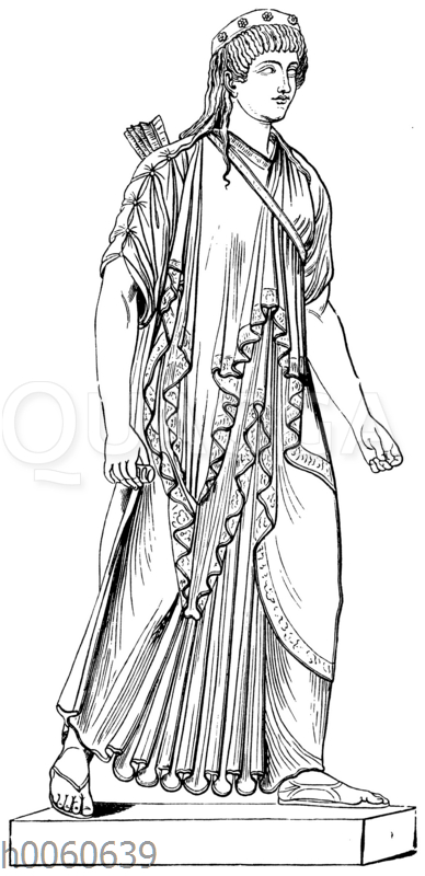 Archaistische Artemis aus Pompeji