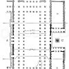 Basilica Ulpia am Forum des Trajan in Rom. Grundriss