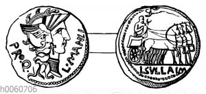 Denar des L. Manlius