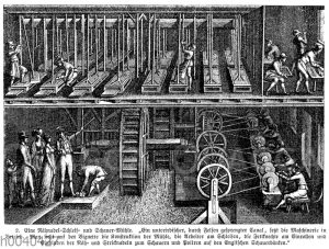 Nähnadel-Schleif- und Schauer-Mühle