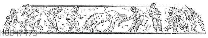 Skythendarstellung von der Rikopolschen Silbervase