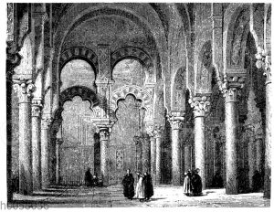 Inneres der Moschee zu Cordova