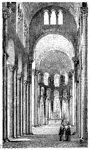 Innere Ansicht von Notre Dame du Port zu Clermont