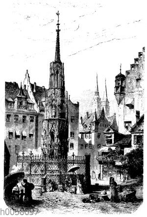 Der 'schöne Brunnen' in Nürnberg
