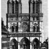 Fassade von Notre-Dame zu Paris