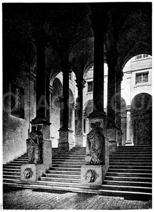 Treppenhaus des Palazzo Durazzo in Genua.