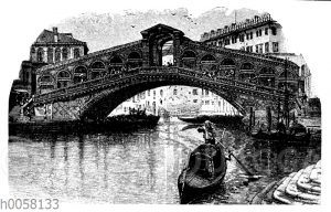 Rialtobrücke in Venedig