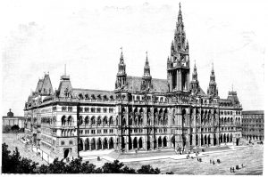 Das neue Rathaus in Wien