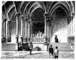 Haupttreppe im Wiener Rathaus