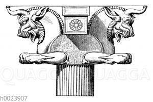 Einhorn-Kapitell vom Xerxessaal in Persepolis
