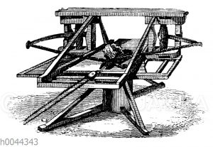 Schleudermaschine für Steine