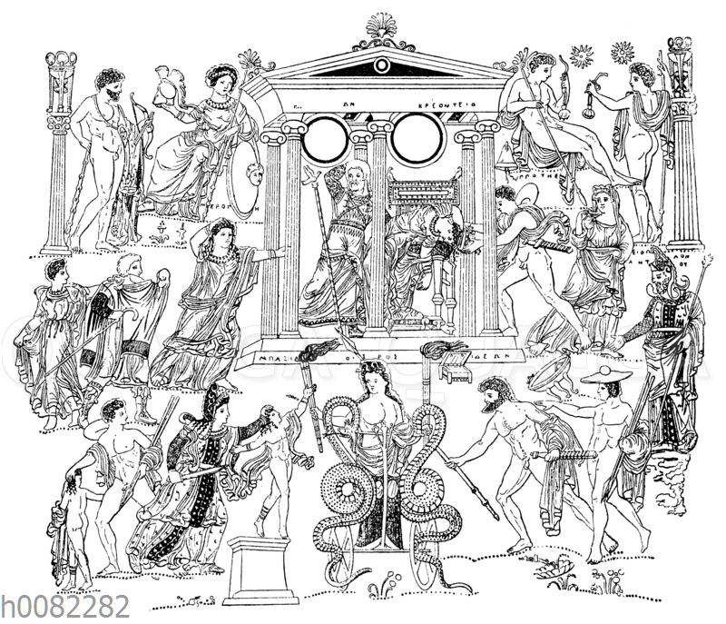 Antike Darstellung der 'Medea'