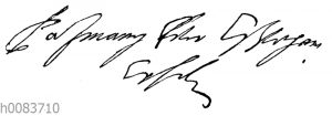 Peter Pázmán, Erzbischof von Grau, Unterschrift [Digital]