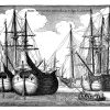 Holländische Handelsschiffe im Hafen