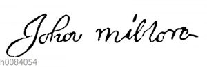 John Milton: Autograph