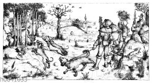 Hirschjagd im 15. Jahrhundert