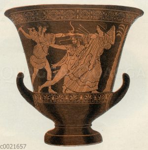 Apollon tötet Tityos