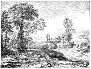 Landschaft von Claude Lorrain