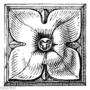 Fliese: Florales Muster