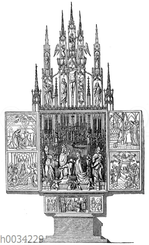 Gotischer Altar aus Kloster St. Wolfgang