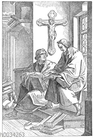 Luther und Melanchthon