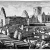 Ruinen des Klosters auf der Insel Jona oder Hy (Hebriden)