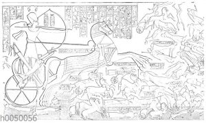 Ramses II. als Sieger über die Cheta