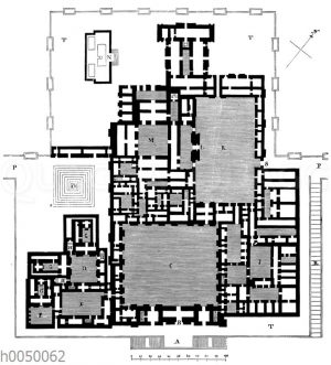 Sargons Palast in Khorsabad: Grundriss