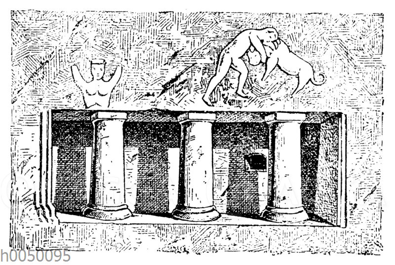 Paphlagonisches Felsgrab in Terelik-kalessi