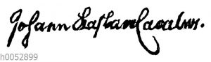Johann Kaspar Lavater: Autograph