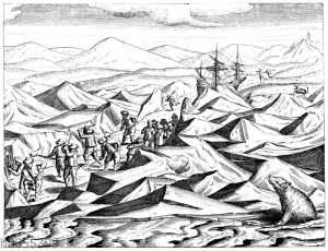 Wegebau im Polar-Eis