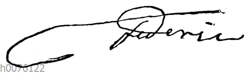 Friedrich der Große: Autograph