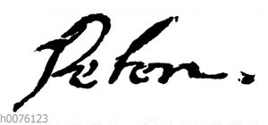 Peter der Große: Autograph